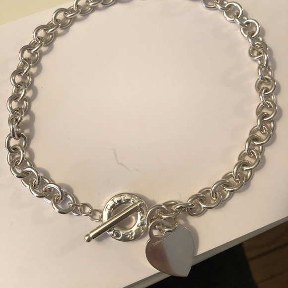 Tiffany & Co. Jewelry - Tiffany & Co. Heart Tag Toggle Necklace